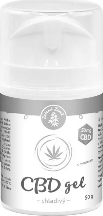 Zelená Země CBD Chladivý gel 50 g